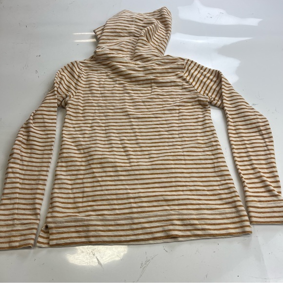 J.Crew women’s yellow and white neck long sleeve shirt XS m119-35 - Picture 3 of 3